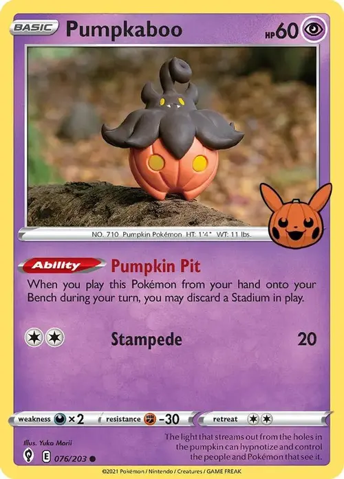 Pumpkaboo card art