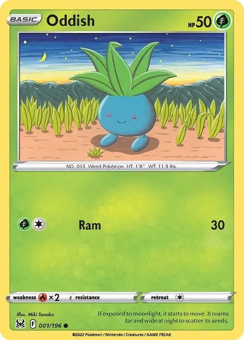 Oddish card art