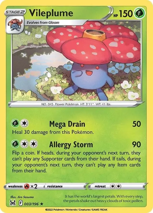 Vileplume card art