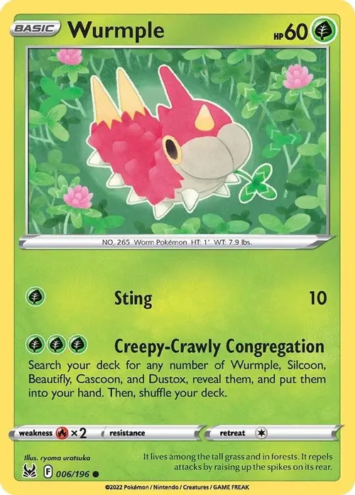 Wurmple card art