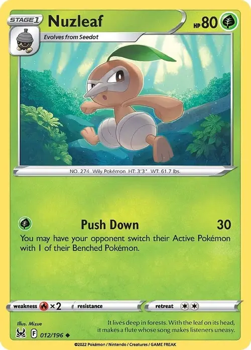 Nuzleaf card art