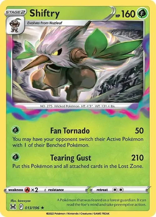 Shiftry card art