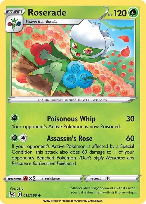 Roserade card art