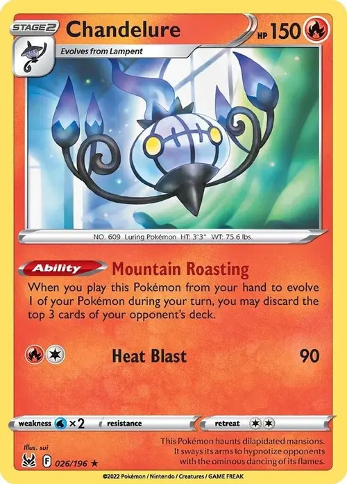 Chandelure card art