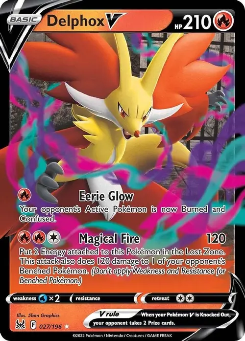 Delphox V card art