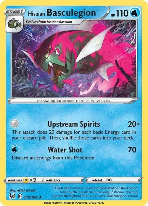 Hisuian Basculegion card art