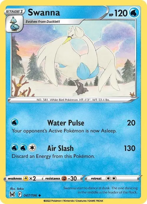 Swanna card art
