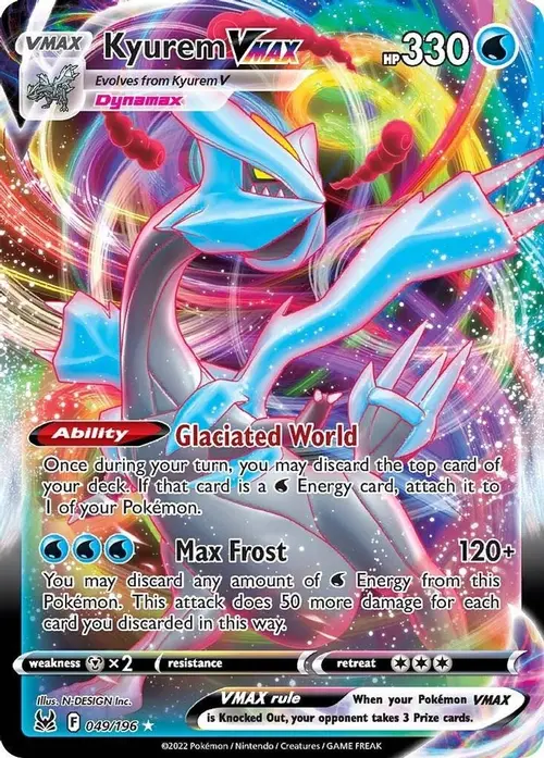 Kyurem VMAX card art
