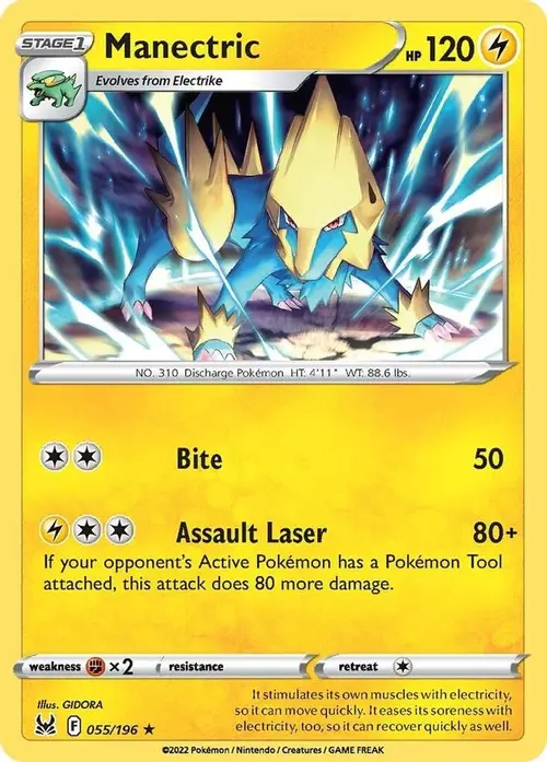 Manectric card art