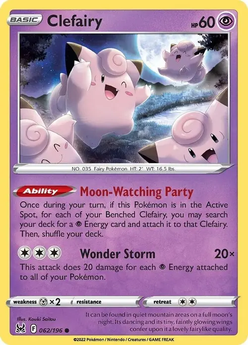 Clefairy card art