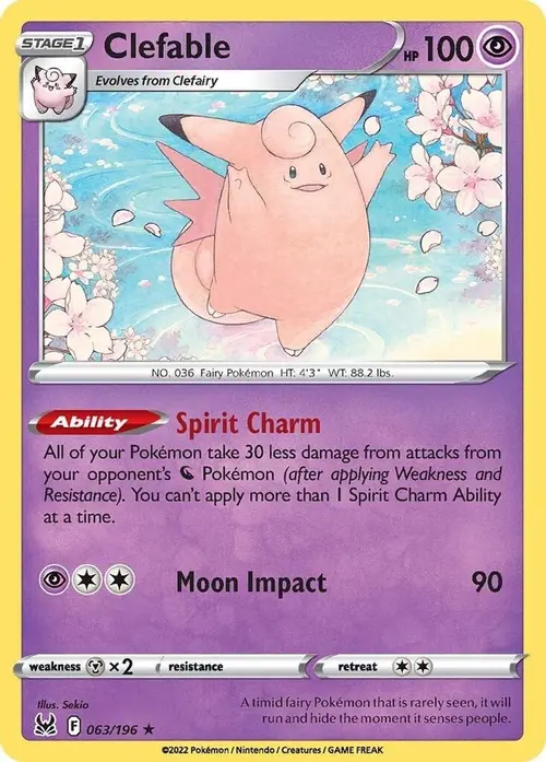 Clefable card art