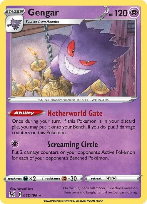 Gengar card art