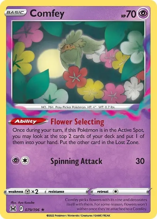 Comfey card art