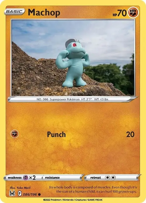 Machop card art