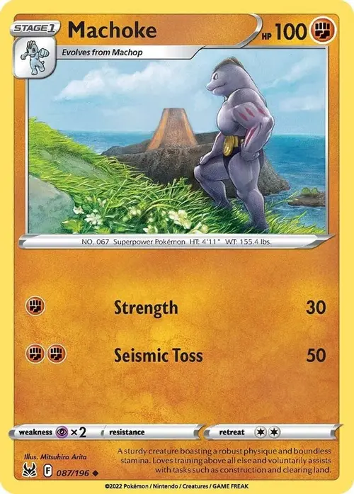 Machoke card art