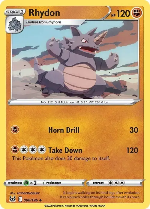 Rhydon card art
