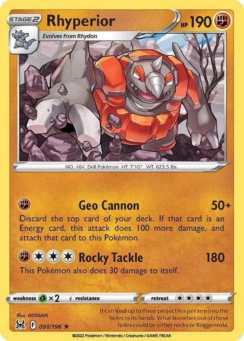 Rhyperior card art