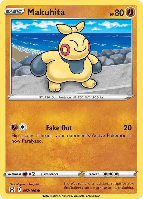 Makuhita card art