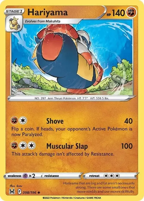Hariyama card art