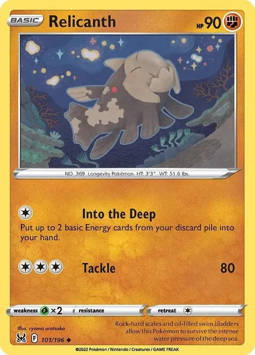 Relicanth card art