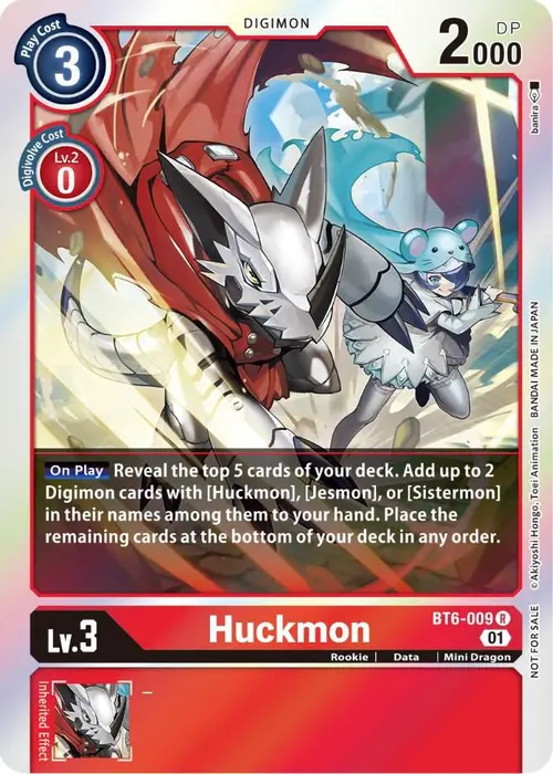 Huckmon (Event Pack 3) card art