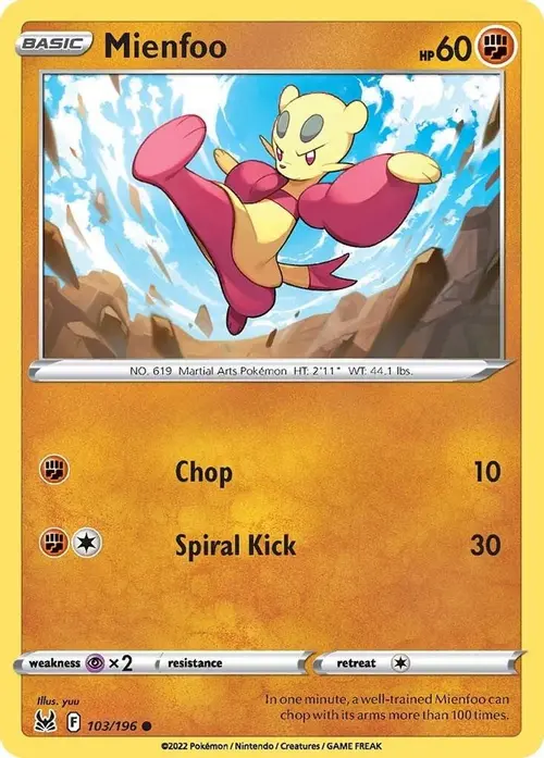 Mienfoo card art