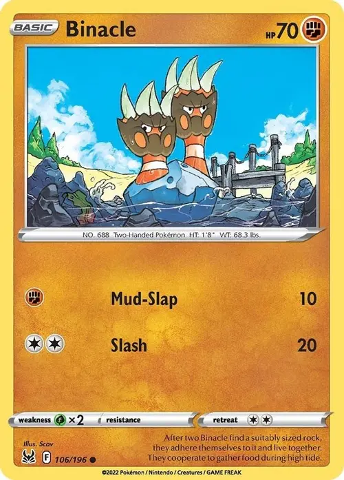 Binacle card art