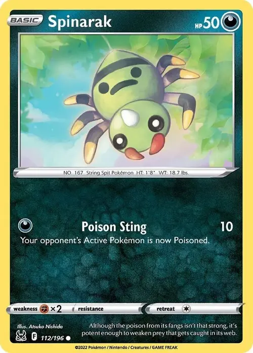Spinarak card art