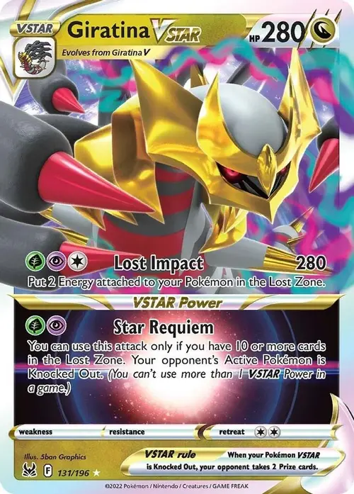 Giratina VSTAR card art