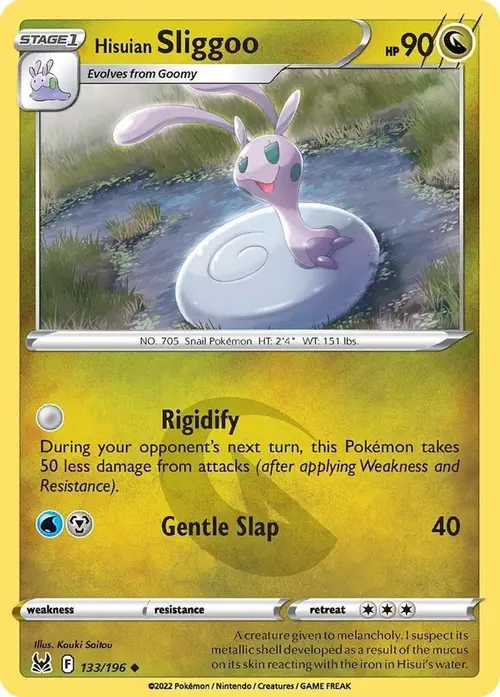 Hisuian Sliggoo card art