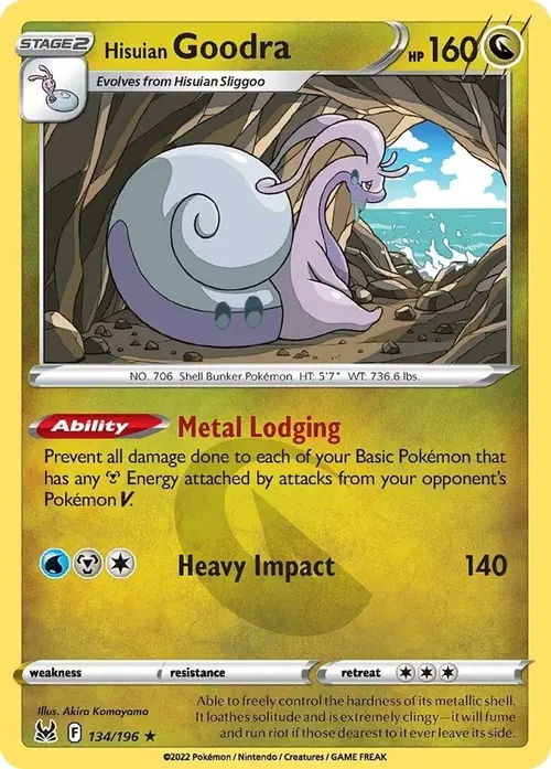 Hisuian Goodra card art