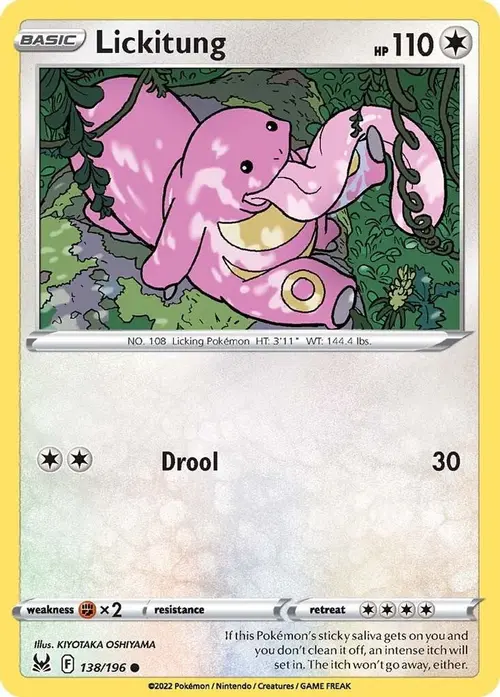 Lickitung card art