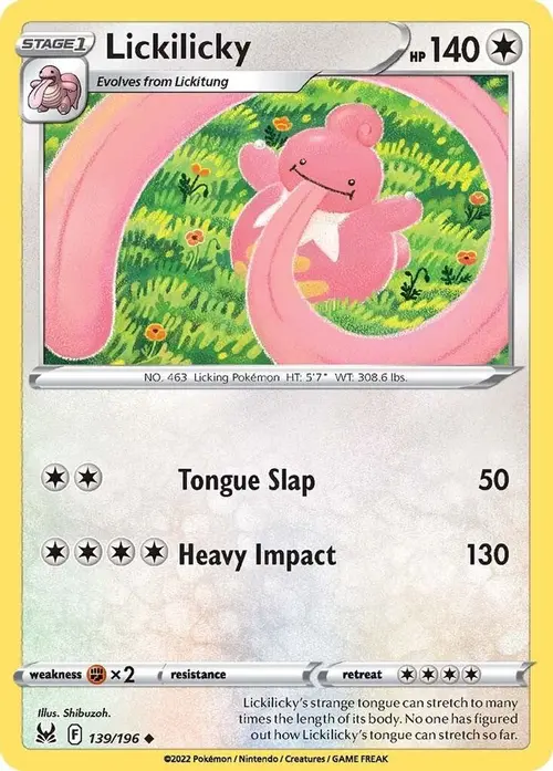 Lickilicky card art