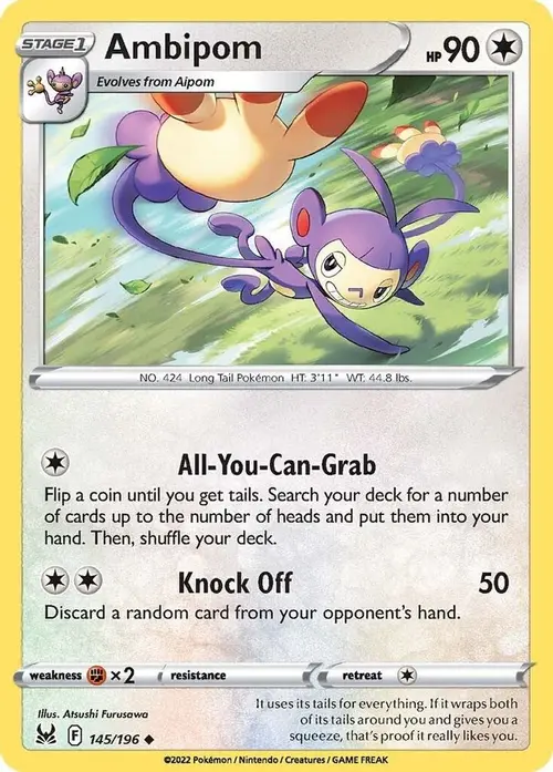 Ambipom card art