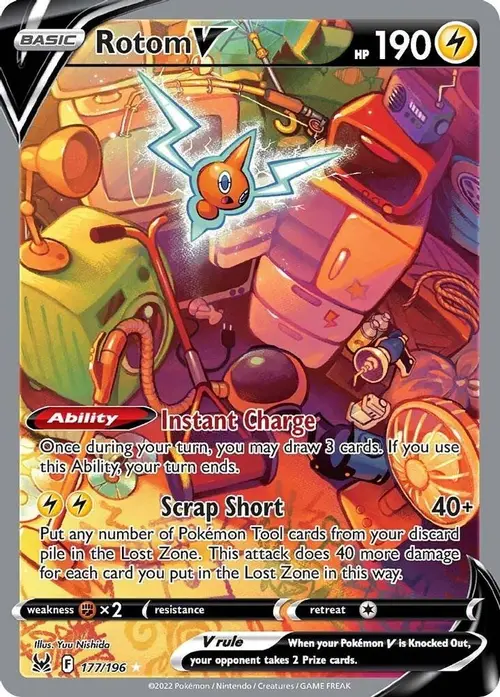 Rotom V (Alternate Full Art) card art
