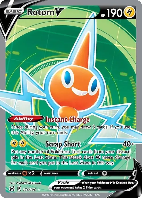 Rotom V (Full Art) card art