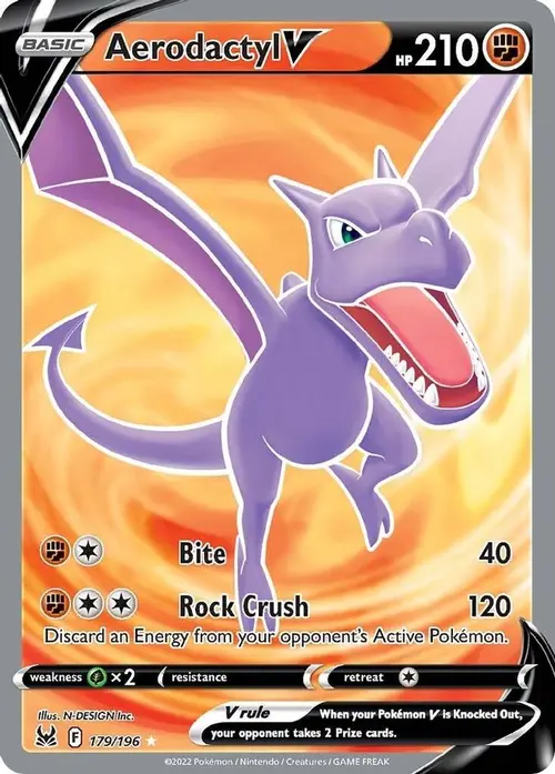 Aerodactyl V (Full Art) card art