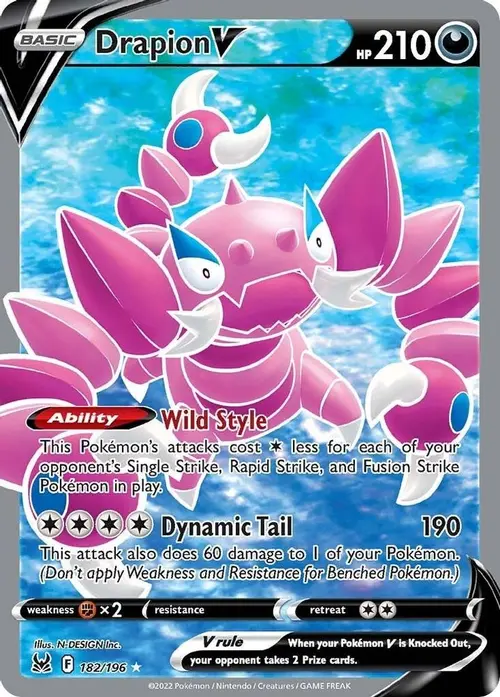 Drapion V (Full Art) card art