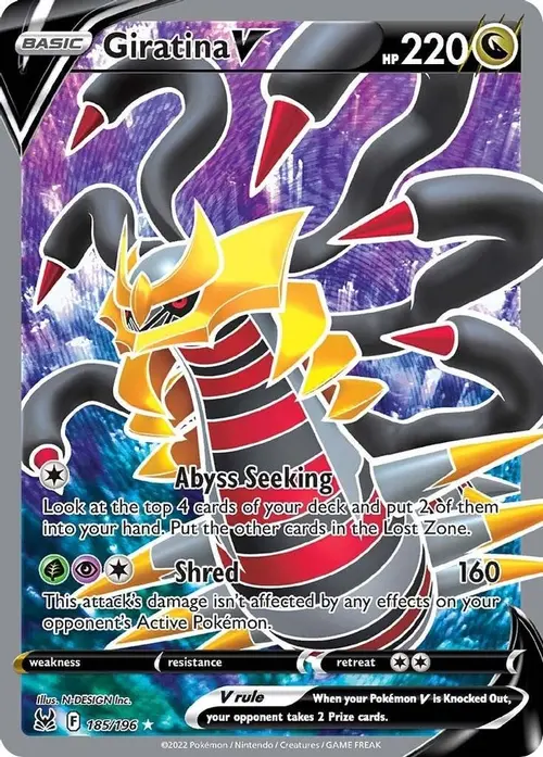 Giratina V (Full Art) card art