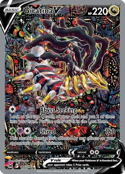 Giratina V (Alternate Full Art) card art