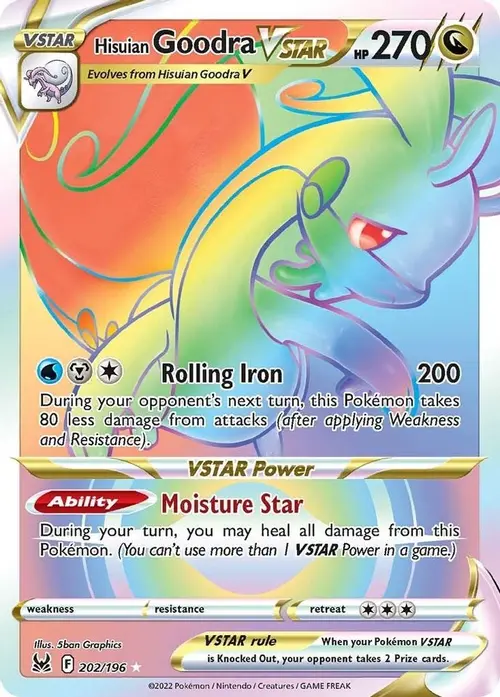 Hisuian Goodra VSTAR (Secret) card art
