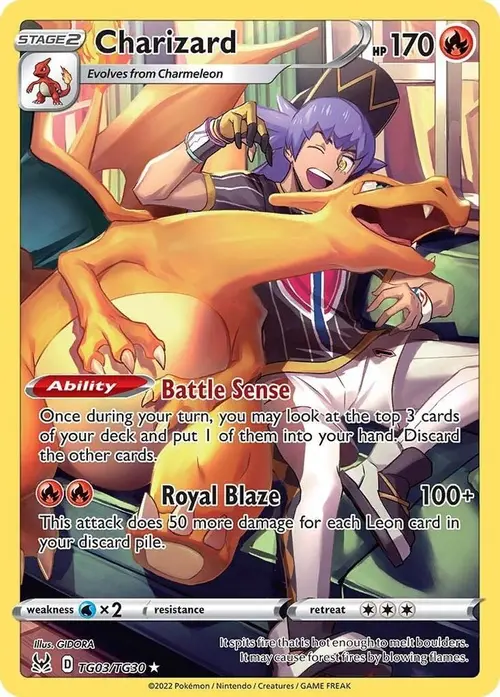 Charizard card art