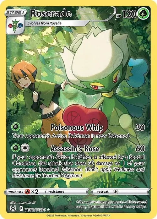 Roserade card art