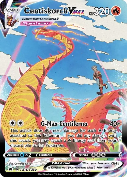Centiskorch VMAX card art
