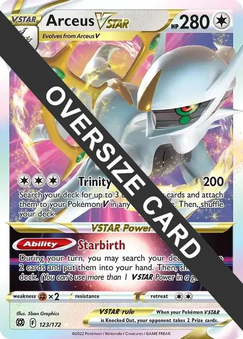 Arceus VSTAR - 123/172 card art