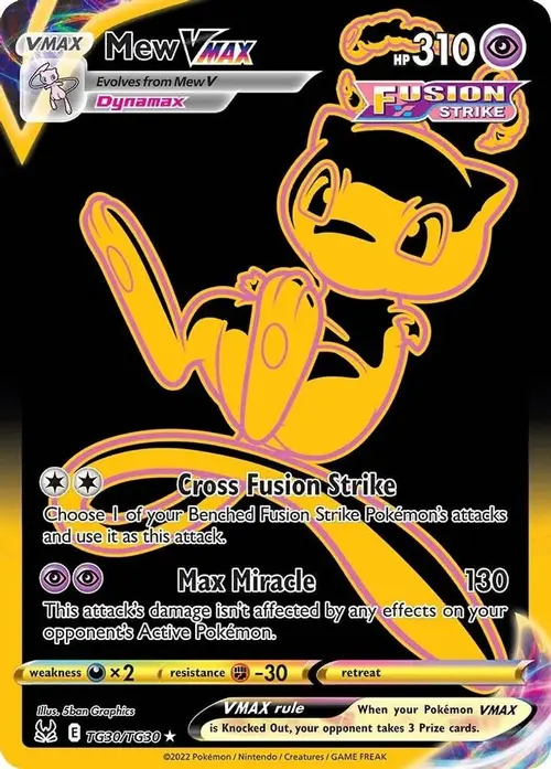 Mew VMAX (Secret) card art
