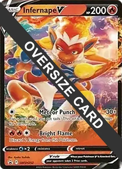 Infernape V - SWSH252 card art