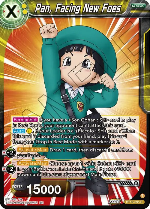 Pan, Facing New Foes card art