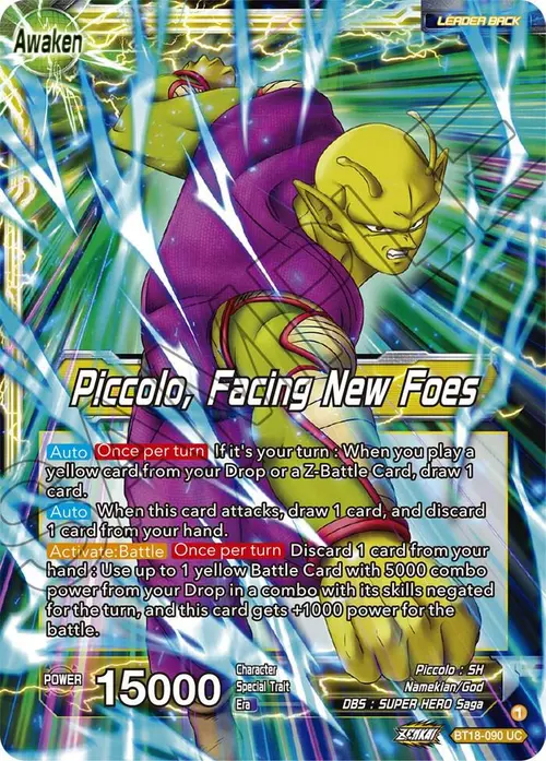 Piccolo // Piccolo, Facing New Foes card art