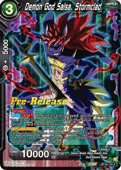 Demon God Salsa, Stormclad card art